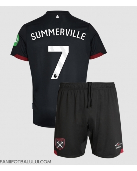 West Ham United Crysencio Summerville #7 Echipament de Fotbal Replică 2024-25 Copii Deplasare (+ Șorturi)
